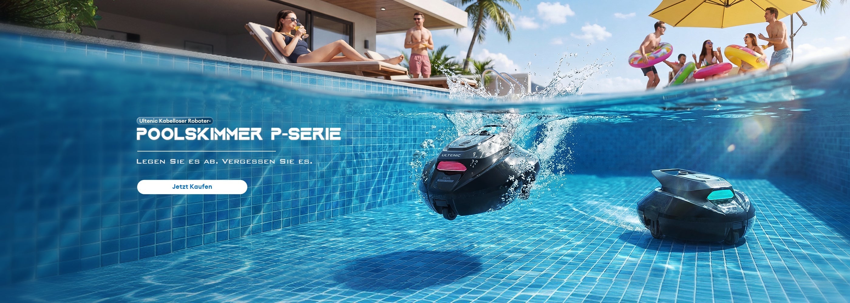 Ultenic Pooleco 10 Poolreiniger ohne Kabel – Nie wieder Kabelsalat bei der Poolpflege