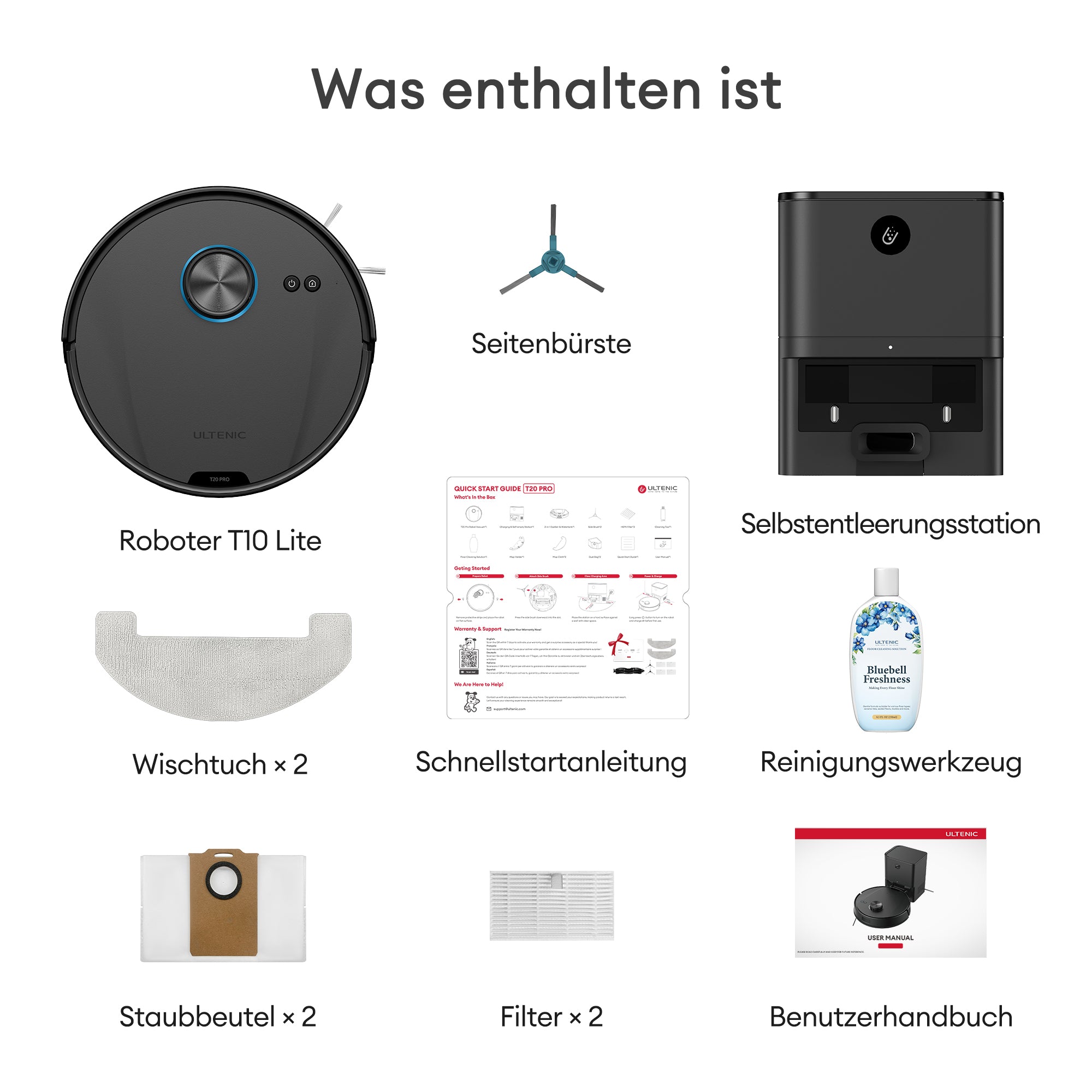 Ultenic T20 Pro Saugroboter