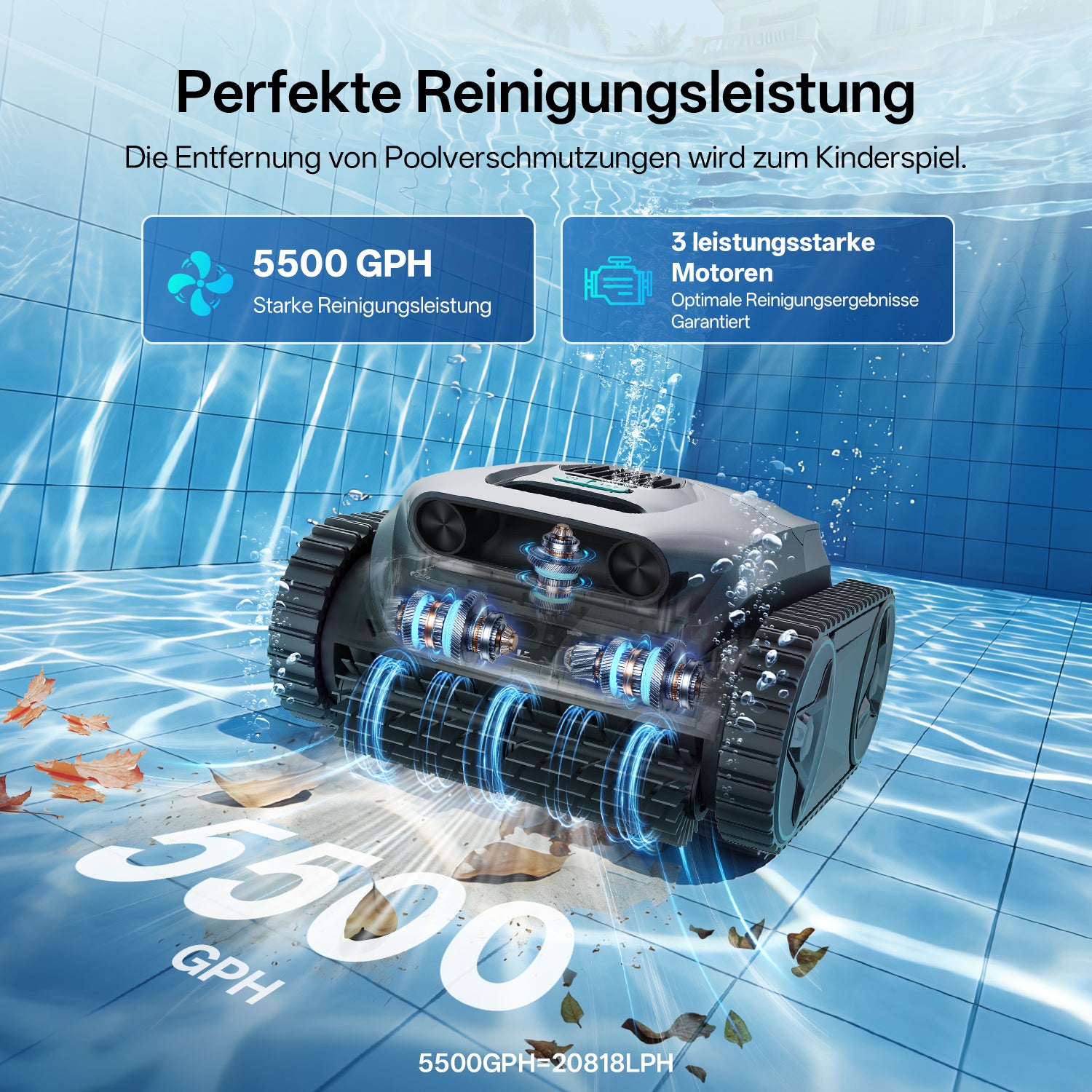 Ultenic Pooleco 30 Kabelloser Poolroboter