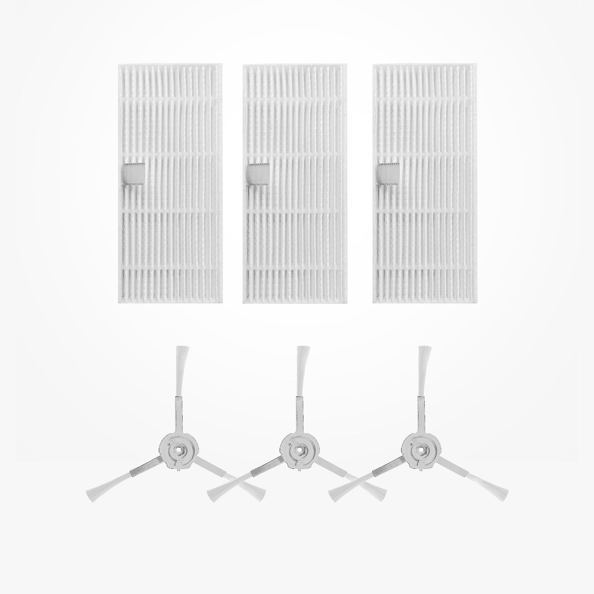 T10 Zubehör-Set (HEPA-Filter*3 + Seitenbürsten*3)