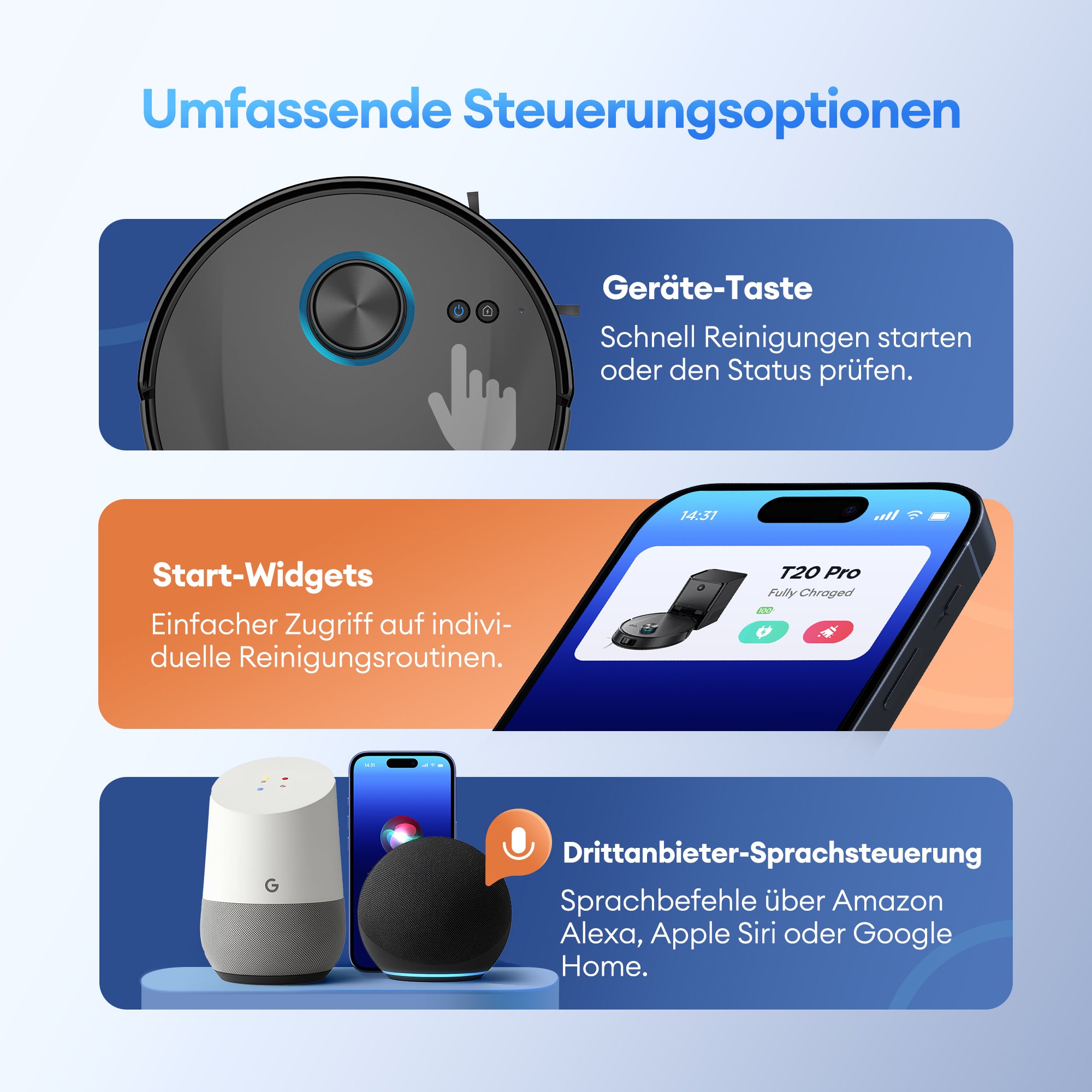 Ultenic T20 Pro  Saugroboter