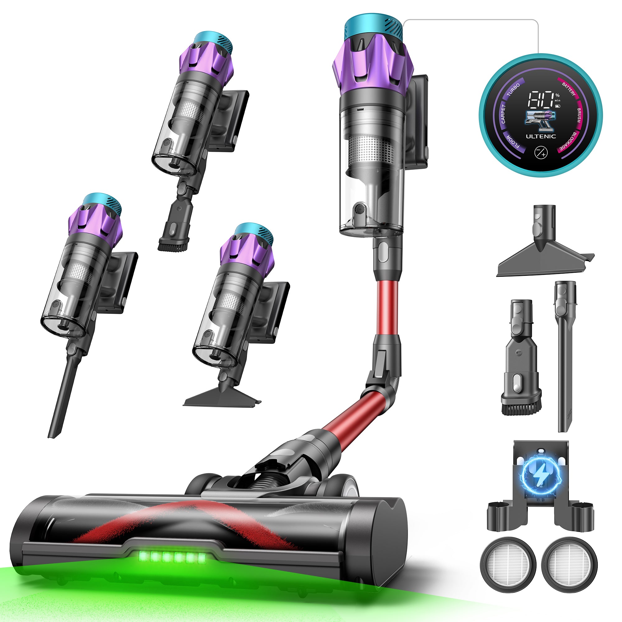 Ultenic U18 PowerPro draadloze stofzuiger