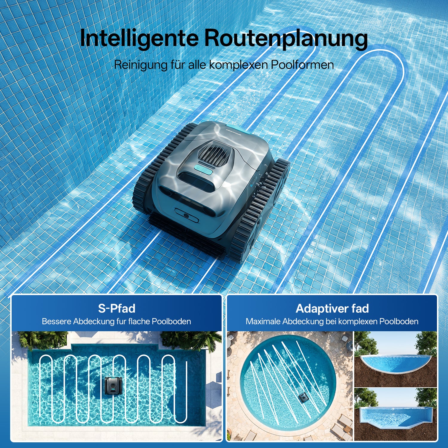 Ultenic Pooleco 30 Kabelloser Poolroboter