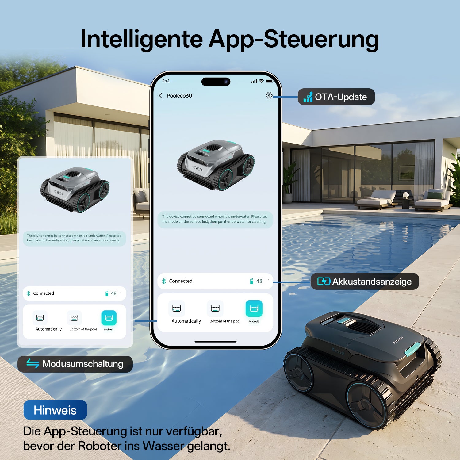 Ultenic Pooleco 30 Kabelloser Poolroboter