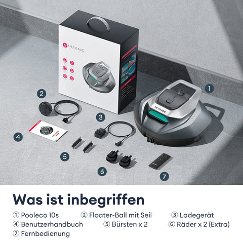 Ultenic Pooleco 10 Series Kabelloser Poolroboter