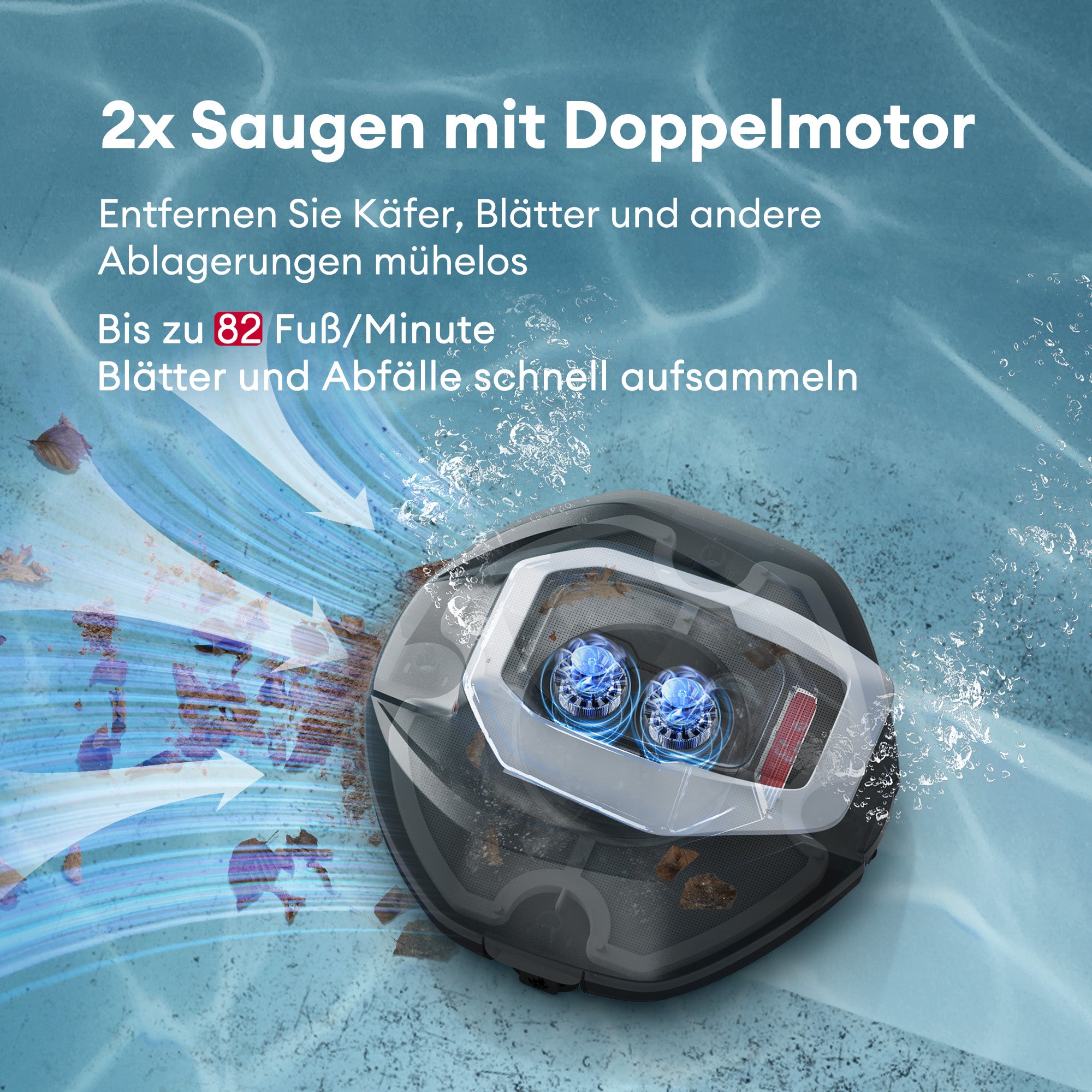 Ultenic Pooleco 10 Series Kabelloser Poolroboter