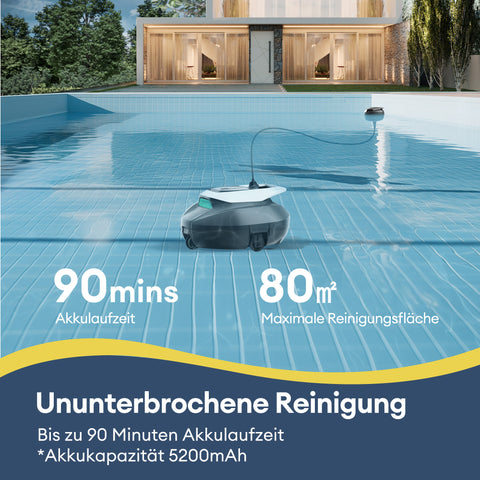 Ultenic Pooleco 10 Series Kabelloser Poolroboter